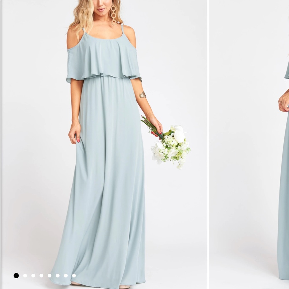 Blue dress from Show Me Your Mumu